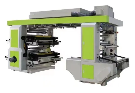Prensa flexográfica de la impresora flexográfica de la bolsa de papel de los colores del precio bajo 4